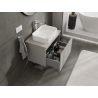 Mexen Orio armario de baño para lavabo de 70 cm, 1 cajón, gris mate - 91A10-07047-1-BF62