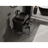 Mexen Orio bathroom cabinet under sink 70 cm, 1 drawer, black matte - 91A10-07047-1-BF71
