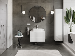 Mexen Orio mobile da bagno sottolavabo 70 cm, 2 cassetti, bianco lucido - 91A10-07047-2-BFF00