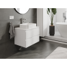 Mexen Orio mobiletto da bagno sotto lavabo 70 cm, 2 cassetti, bianco opaco - 91A10-07047-2-BFF01