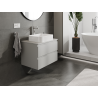 Mexen Orio bathroom cabinet for washbasin 70 cm, 2 drawers, grey matt - 91A10-07047-2-BFF62