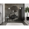 Mexen Orio 80 cm Bathroom Cabinet, 1 Drawer, Matte Black - 91A10-08023-1-BF71