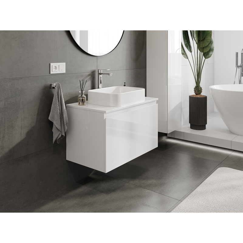 Mexen Orio ντουλάπι μπάνιου κάτω από τον νιπτήρα 80 εκ., 1 συρτάρι, λευκή