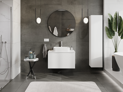 Mexen Orio armario de baño para lavabo 80 cm, 1 cajón, blanco mate - 91A10-08047-1-BF01