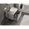 Mexen Orio bathroom cabinet for washbasin 80 cm, 1 drawer, grey matte - 91A10-08047-1-BF62