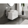 Mexen Orio bathroom cabinet under sink 80 cm, 2 drawers, white gloss - 91A10-08047-2-BFF00