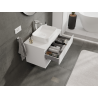 Mexen Orio 80 cm Under-Sink Bathroom Cabinet, 2 Drawers, Matte White - 91A10-08047-2-BFF01