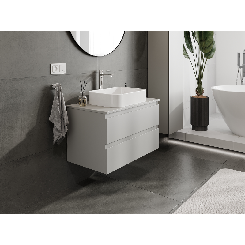 Mexen Orio ντουλάπι μπάνιου κάτω από νιπτήρα 80 εκατοστά, 2 συρτάρια, ματ