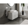 Mexen Orio bathroom cabinet under sink 80 cm, 2 drawers, grey matte - 91A10-08047-2-BFF62