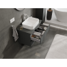 Mexen Orio mueble de baño para lavabo 80 cm, 2 cajones, grafito mate - 91A10-08047-2-BFF66