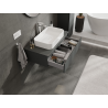Mexen Orio bathroom cabinet for washbasin 90 cm, 1 drawer, matte graphite - 91A10-09023-1-BF66