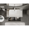 Mexen Orio bathroom cabinet under-sink 90 cm, 1 drawer, grey matte - 91A10-09047-1-BF62