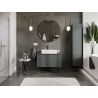 Mexen Orio bathroom cabinet under-sink 90 cm, 1 drawer, matte graphite - 91A10-09047-1-BF66