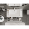 Mexen Orio bathroom cabinet under-sink 90 cm, 2 drawers, white gloss - 91A10-09047-2-BFF00