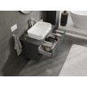 Mexen Orio bathroom cabinet under sink 90 cm, 2 drawers, matte graphite - 91A10-09047-2-BFF66