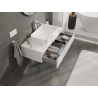 Mexen Orio 100 cm bathroom cabinet, 1 drawer, white gloss - 91A10-10023-1-BF00