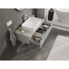 Mexen Orio bathroom cabinet under-sink 100 cm, 1 drawer, matt grey - 91A10-10023-1-BF62