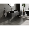Mexen Orio Bathroom Cabinet 100 cm, 1 Drawer, Black Matte - 91A10-10023-1-BF71