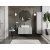 Mexen Orio 100 cm Bathroom Cabinet Under Sink, 1 Drawer, Grey Matte - 91A10-10047-1-BF62