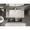 Mexen Orio 100 cm Bathroom Cabinet Under Sink, 1 Drawer, Grey Matte - 91A10-10047-1-BF62