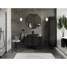 Mexen Orio bathroom cabinet under sink 100 cm, 1 drawer, black gloss - 91A10-10047-1-BF70
