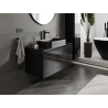 Mexen Orio bathroom cabinet under sink 100 cm, 1 drawer, black gloss - 91A10-10047-1-BF70