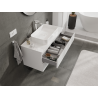 Mexen Orio 100 cm Bathroom Cabinet, 2 Drawers, White Gloss - 91A10-10047-2-BFF00