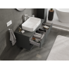 Mexen Orio bathroom cabinet under-sink 100 cm, 2 drawers, matte graphite - 91A10-10047-2-BFF66