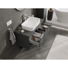 Mexen Orio meuble de salle de bain pour lavabo 100 cm, 2 tiroirs, graphite mat - 91A10-10047-2-BFF66