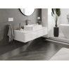 Mexen Orio bathroom cabinet 120 cm, 1 drawer, white gloss - 91A10-12023-1-BF00