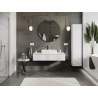 Mexen Orio bathroom cabinet 120 cm, 1 drawer, white gloss - 91A10-12023-1-BF00