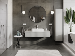 Mexen Orio armoire de salle de bain sous-lavabo 120 cm, 1 tiroir, gris mat - 91A10-12023-1-BF62