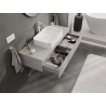 Mexen Orio 120 cm under-sink bathroom cabinet, 1 drawer, grey matte - 91A10-12023-1-BF62
