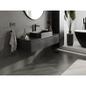 Mexen Orio bathroom cabinet for washbasin 120 cm, 1 drawer, black matt - 91A10-12023-1-BF71