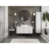 Mexen Orio bathroom cabinet under sink 120 cm, 1 drawer, white gloss - 91A10-12047-1-BF00