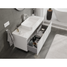 Mexen Orio bathroom cabinet under sink 120 cm, 1 drawer, white gloss - 91A10-12047-1-BF00