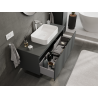 Mexen Orio mobiletto da bagno sottolavabo 120 cm, 1 cassetto, grafite opaco - 91A10-12047-1-BF66