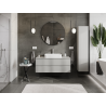 Mexen Orio bathroom cabinet under sink 120 cm, 2 drawers, grey matte - 91A10-12047-2-BFF62