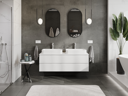 Mexen Orio Badezimmer-Unterschrank 140 cm, 2 Schubladen, weiß matt - 91A10-14047-2-BFF01