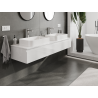 Mexen Orio bathroom cabinet for under-sink 160 cm, 1 drawer, white gloss - 91A10-16023-1-BF00