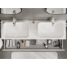 Mexen Orio bathroom cabinet for under-sink 160 cm, 1 drawer, white gloss - 91A10-16023-1-BF00