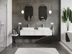 Mexen Orio armoire de salle de bain sous lavabo 160 cm, 1 tiroir, blanc mat - 91A10-16023-1-BF01