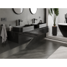 Mexen Orio 160 cm vanity cabinet, 1 drawer, black gloss - 91A10-16023-1-BF70