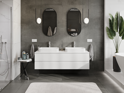 Mexen Orio meuble de salle de bain sous-vasque 160 cm, 2 tiroirs, blanc mat - 91A10-16047-2-BFF01