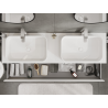 Mexen Orio bathroom vanity unit 160 cm, 2 drawers, white matte - 91A10-16047-2-BFF01
