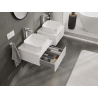 Mexen Rivel mobile bagno per lavabo 50 cm, 1 cassetto, scanalato, bianco opaco- 91A20-05023-1-BF01