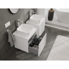 Mexen Rivel mueble de baño bajo lavabo 50 cm, 1 cajón, ranurado, blanco mate - 91A20-05047-1-BF01