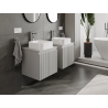 Mexen Rivel vannitoa tualettkap 50 cm, 1 sahtel, soonitud, hall matt - 91A20-05047-1-BF62