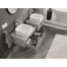 Mexen Rivel mobile da bagno sottolavabo 60 cm, 1 cassetto, scanalato, grigio opaco - 91A20-06023-1-BF62