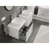 Mexen Rivel vannitoakapp 60 cm, 1 sahtel, rihveldatud, valge matt - 91A20-06047-1-BF01